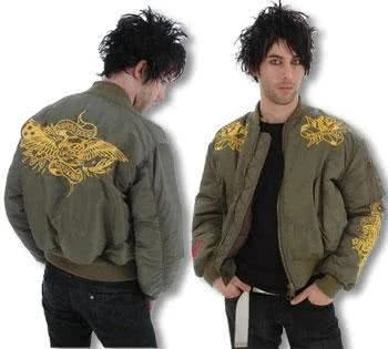 Olivgrüne Muai Bomber Jacke M 3 Olivgrüne Muai Bomber Jacke M