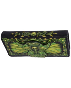 Absinthe Geldbeutel - La Fee Verte Grüne Fee -Halloween Kostüme Rabatte absinthe la fee verte gruene fee geldboerse absinthe la fee verte green fairy embossed purse gothic geldbeutel 53937 4