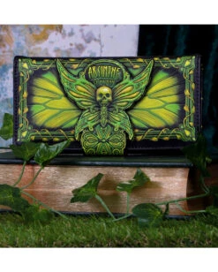 Absinthe Geldbeutel - La Fee Verte Grüne Fee -Halloween Kostüme Rabatte absinthe la fee verte gruene fee geldboerse absinthe la fee verte green fairy embossed purse gothic geldbeutel 53937 7