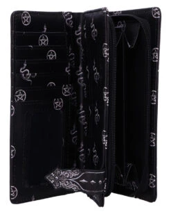 Baphomet Geldbeutel 18,5cm -Halloween Kostüme Rabatte baphomet geldboerse baphomet geldbeutel baphomet embossed purse 52792 05