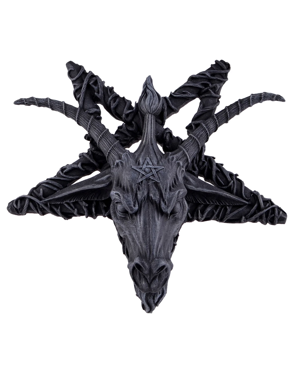 Baphomet Pentagramm Skulptur 3 Baphomet Pentagramm Skulptur