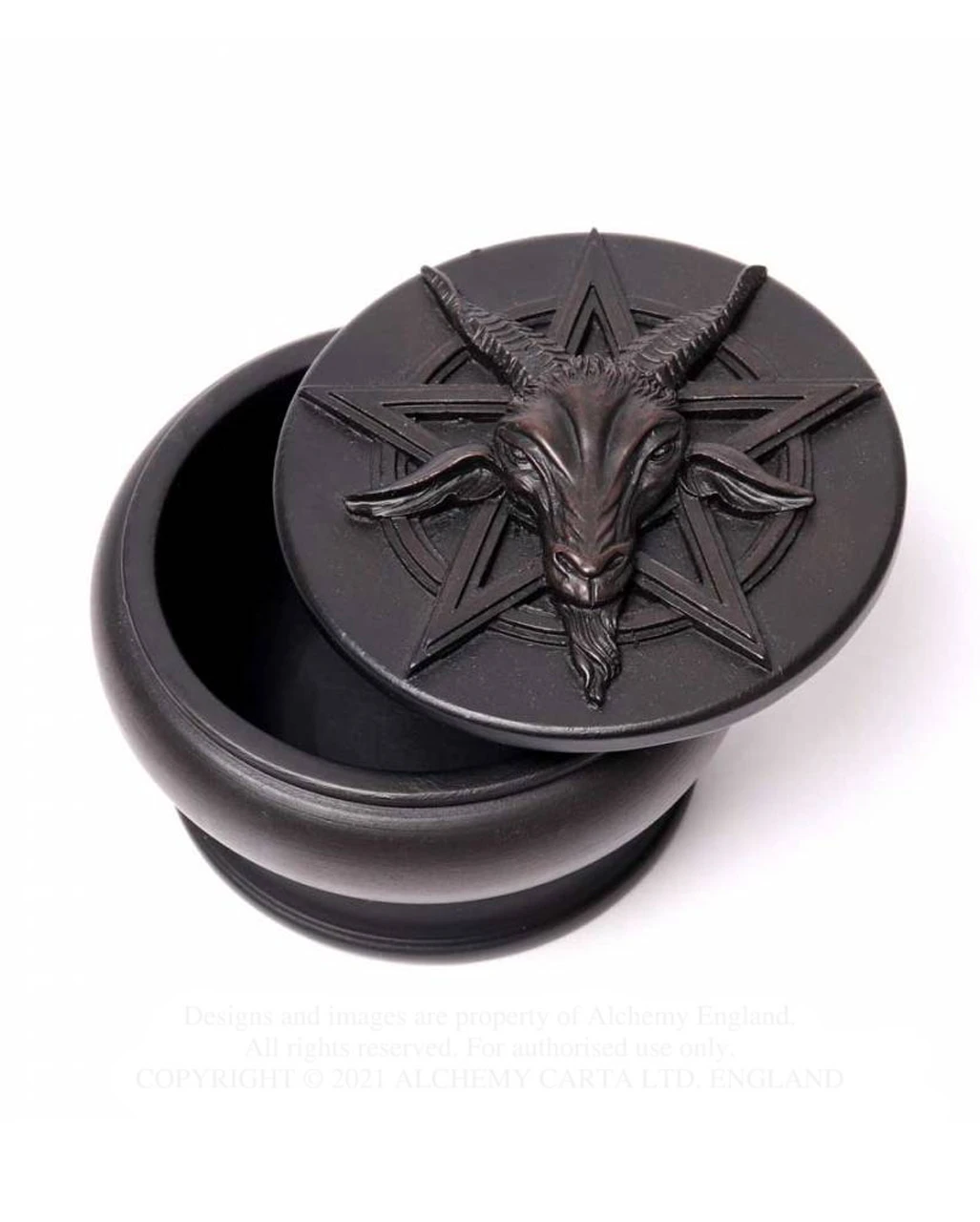 Pentagram Schatulle Mit Baphomet 4 Pentagram Schatulle Mit Baphomet – Bild 2