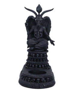 Baphomet's Hingabe Teelicht Halter 17cm