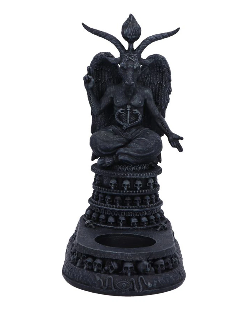 Baphomet's Hingabe Teelicht Halter 17cm 3 Baphomet's Hingabe Teelicht Halter 17cm