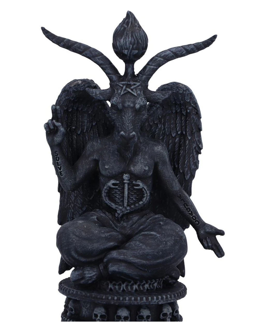 Baphomet's Hingabe Teelicht Halter 17cm 7 Baphomet's Hingabe Teelicht Halter 17cm – Bild 5