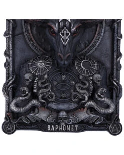 Baphomet's Invocation Wandbild 30,5cm -Halloween Kostüme Rabatte baphomets invocation wandbild baphomets invocation wall plaque gothic deko 54568 06