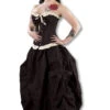 Elegantes Vollbrustkorsett Mit Rüschen -Halloween Kostüme Rabatte barock korsett corsage in jeansoptik burleska bijou korsett 660168