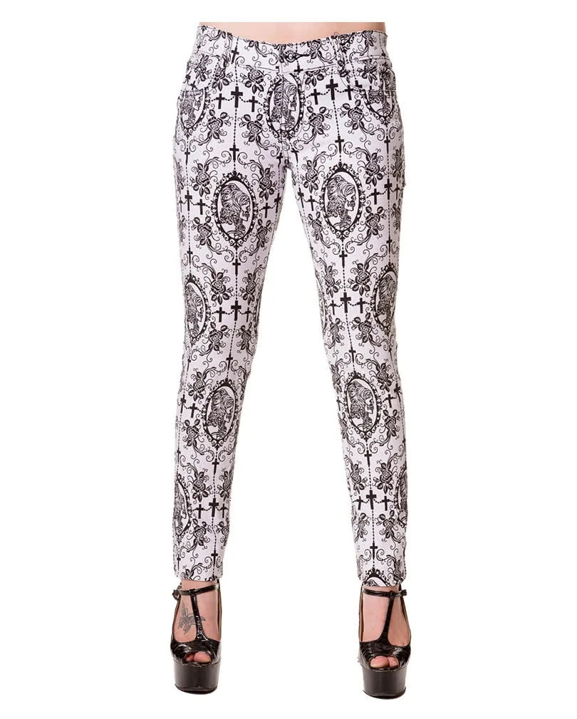 Punk Stretchjeans Weiss 3 Punk Stretchjeans Weiss