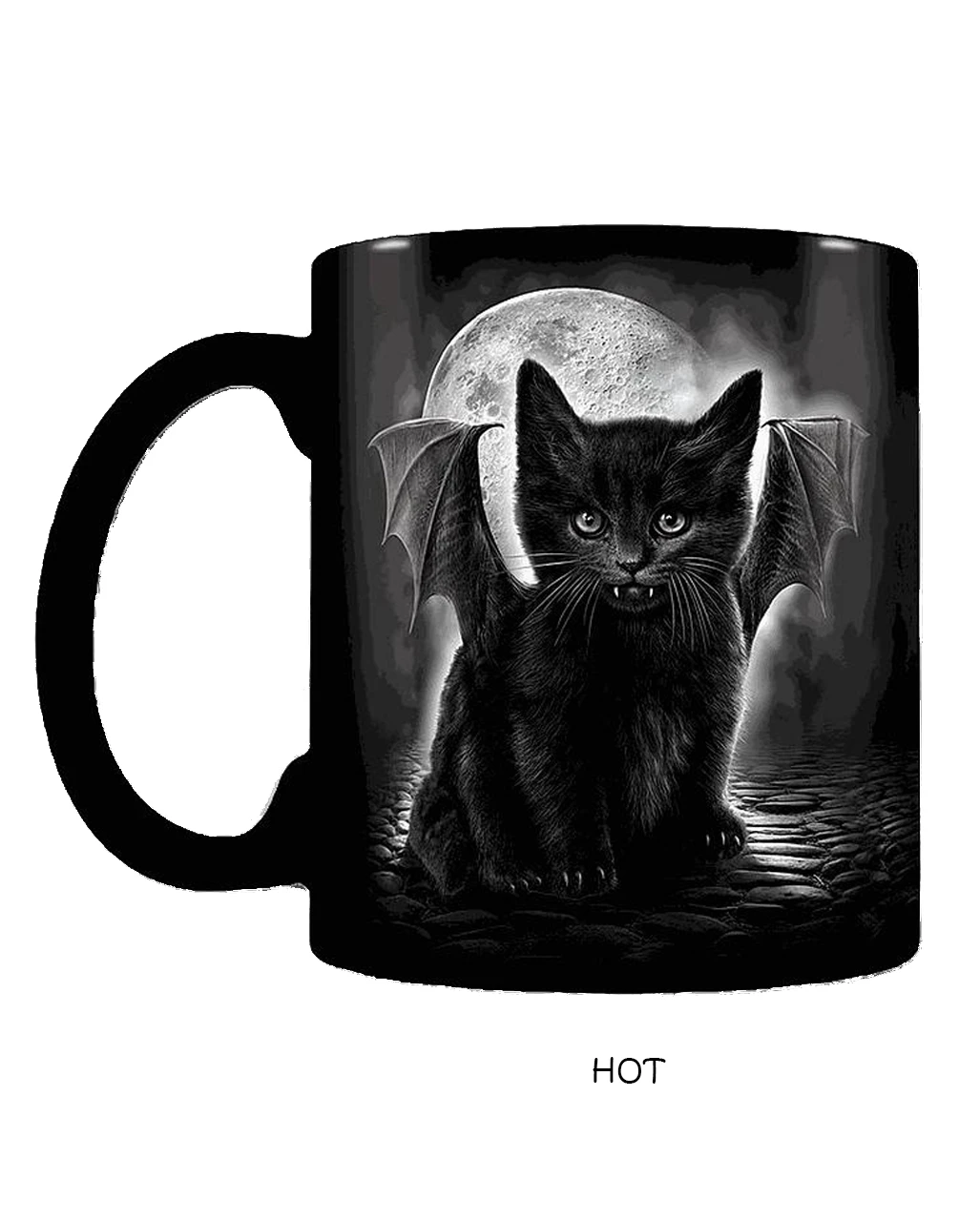 Fledermaus Katze Tasse Mit Thermo Effekt 4 Fledermaus Katze Tasse Mit Thermo Effekt – Bild 2