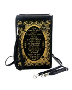 Book Of Spells Clutch Handtasche -Halloween Kostüme Rabatte book of spells clutch umhaengetasche gothic handtasche witch accessoires 37530 3
