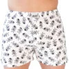 Weiße Totenschädel Boxershorts -Halloween Kostüme Rabatte boxershort weiss mit totenkoepfen geschenkidee fuer totenschaedel fans 28182