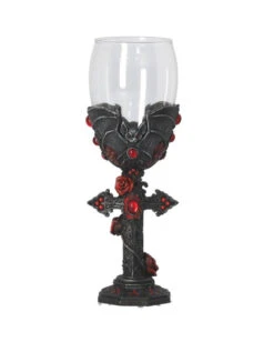 Carpe Noctem Vampir Fledermaus Weinkelch -Halloween Kostüme Rabatte carpe noctem vampir fledermaus kelch gothic weinkelch vampire bat gothic mug gothic deko 39379 3