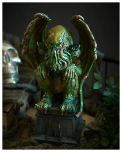 Cthulhu Statue Mit Flügel 32cm -Halloween Kostüme Rabatte cthulhu figur mit fluegel cthulhu figurine with wings gothic deko gothic wohnaccessoire 50766 07