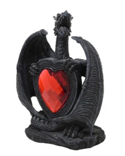 Drachenfigur Mit Rotem Herz -Halloween Kostüme Rabatte drachenfigur mit rotem herz dragon with red heart fantasy darche mit herz 38758 03