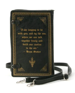 Vintage Dracula Buch Handtasche -Halloween Kostüme Rabatte dracula buch handtasche halloween gothic zubehoer dracula book handbag 53494 4