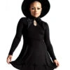 Elissabat Collar Minikleid KILLSTAR -Halloween Kostüme Rabatte elissabat collar minikleid elissabat collar dress gothic fashion gothic mode 51917 01