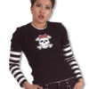 Emo Punk Teenie Pullover -Halloween Kostüme Rabatte emo punk pullover gothic pullover gestreifter pullover punk shirt gothic shirt go815