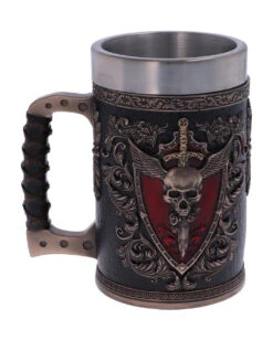 Et Alas Mortis Totenkopf Krug -Halloween Kostüme Rabatte et alas mortis totenschaedel krug et alas mortis skull tankard gothic deko mittelalter deko 50727 03