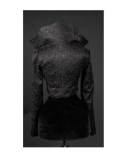Evil Queen Brokat Jacke Mit Stehkragen -Halloween Kostüme Rabatte evil queen jacket mit stehkragen evil queen jacket with stand up collar 39121 03