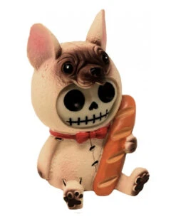 Furrybones Figur Klein - French Bulldog -Halloween Kostüme Rabatte french bulldog furrybones figur skelettfigur halloween merchandise gothic gift 38750 02