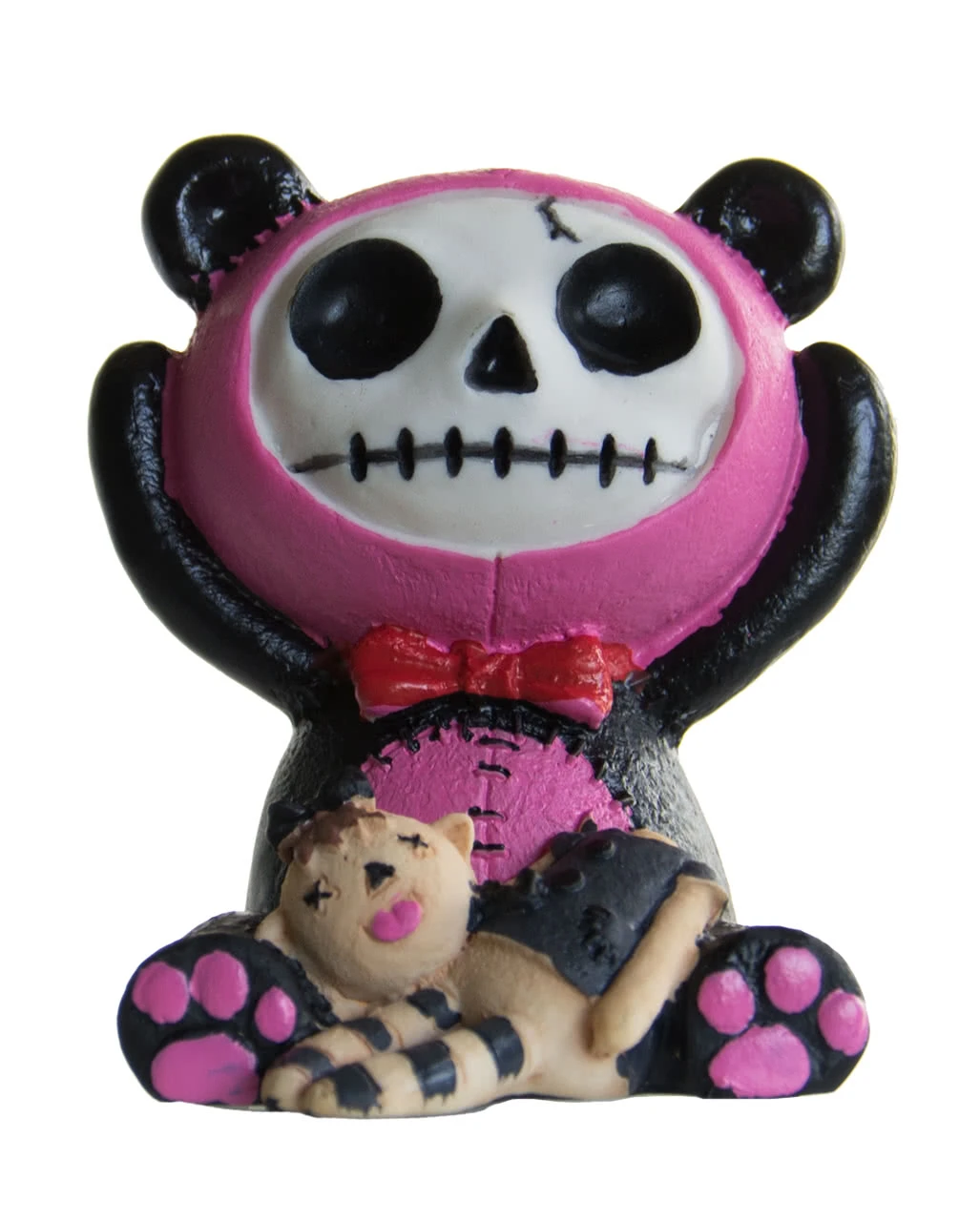 Furrybones Figur - Pink Pandie Klein 3 Furrybones Figur - Pink Pandie Klein