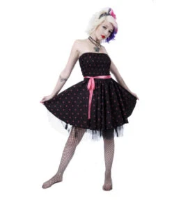 Rockabillykleid Mit Skulls Und Schleife