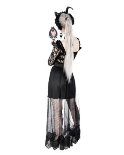 Gothic Handspiegel Mit Hörner & Pentagramm -Halloween Kostüme Rabatte gothic handspiegel mit baphomet hoerner goathic hand mirror with baphomet horns gothic deko 50591 05