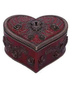 Viktorianische Herzschatulle Mit Schlüsselloch 11cm