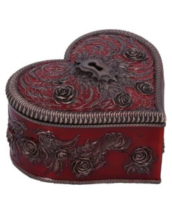 Viktorianische Herzschatulle Mit Schlüsselloch 11cm -Halloween Kostüme Rabatte gothic herzschatulle mit schluesselloch victorian heart and key box gothic deko gothic schmuck 51069 03