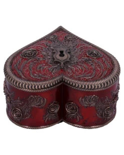Viktorianische Herzschatulle Mit Schlüsselloch 11cm -Halloween Kostüme Rabatte gothic herzschatulle mit schluesselloch victorian heart and key box gothic deko gothic schmuck 51069 04