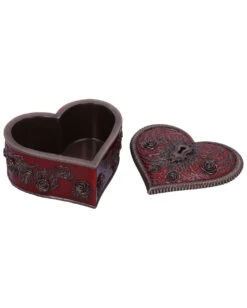 Viktorianische Herzschatulle Mit Schlüsselloch 11cm -Halloween Kostüme Rabatte gothic herzschatulle mit schluesselloch victorian heart and key box gothic deko gothic schmuck 51069 05