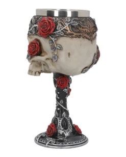 Gothic Totenschädelkelch Mit Rosen 10 Gothic Totenschädelkelch Mit Rosen -Halloween Kostüme Rabatte gothic totenkopfkelch mit rosen gothic skull goblet with roses 50333 03