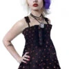 Polka Dot Babydoll -Halloween Kostüme Rabatte gothic babydoll totenkopf shirt polka dot top gothic shirt rockabilly hemdchen go1279