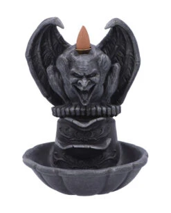 Grotesque Gargoyle Backflow Räucherkerzenhalter 17,8cm