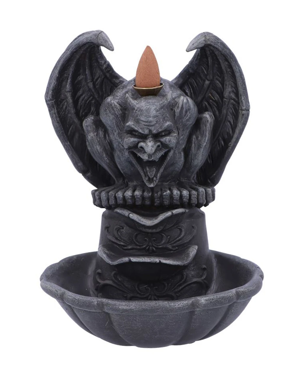 Grotesque Gargoyle Backflow Räucherkerzenhalter 17,8cm 3 Grotesque Gargoyle Backflow Räucherkerzenhalter 17,8cm