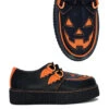 Schwarze Jack O'lantern Trick Or Treat Schuhe