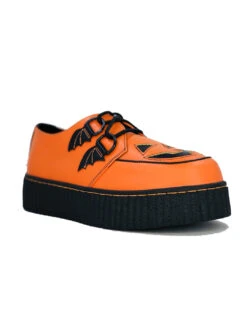 Orangefarbene Trick Or Treat Jack O'lantern Creepers Schuhe -Halloween Kostüme Rabatte jackolantern trick or treat orange schuhe halloween schuhe gothic schuhe halloween accessoire gothic accessoire gothic styled 52812 2