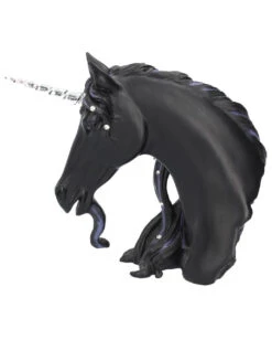 Juwelenreiche Mitternacht Einhorn Figur 15cm -Halloween Kostüme Rabatte jewelled midnight einhorn figur jewelled midnight unicorn figurine gothic deko fantasy deko 54550 04