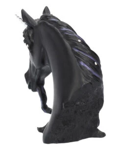 Juwelenreiche Mitternacht Einhorn Figur 15cm -Halloween Kostüme Rabatte jewelled midnight einhorn figur jewelled midnight unicorn figurine gothic deko fantasy deko 54550 05