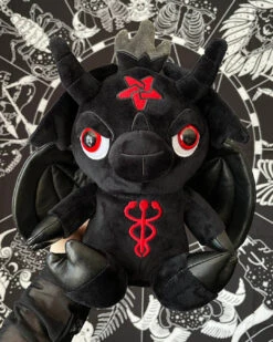 Baby Dark Lord Kuscheltier Rot KILLSTAR -Halloween Kostüme Rabatte killstar baby dark lord kuscheltier killstar kreeptures gothic plueschtier gotik geschenkidee 52734