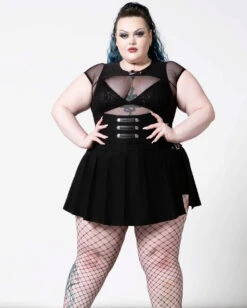 Bad Brigade Kleid KILLSTAR -Halloween Kostüme Rabatte killstar bad brigade kleid killstar gothic dress gothic roecke und kleider 52229 6