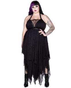 Badlands Kleid KILLSTAR -Halloween Kostüme Rabatte killstar badlands kleid killstar badlands dress gothic fashion gohtic kleider und roecke gotik mode 52251 3