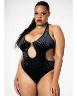 Barbarella Halter Bodysuit KILLSTAR -Halloween Kostüme Rabatte killstar barbarella halter bodysuit killstar gothic body leo print bodysuit gothic fashion 53343 4