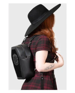 Charming Coffin Rucksack KILLSTAR -Halloween Kostüme Rabatte killstar charming coffin rucksack killstar charming coffin backpack sarg rucksack gothic accessoire 54041 3