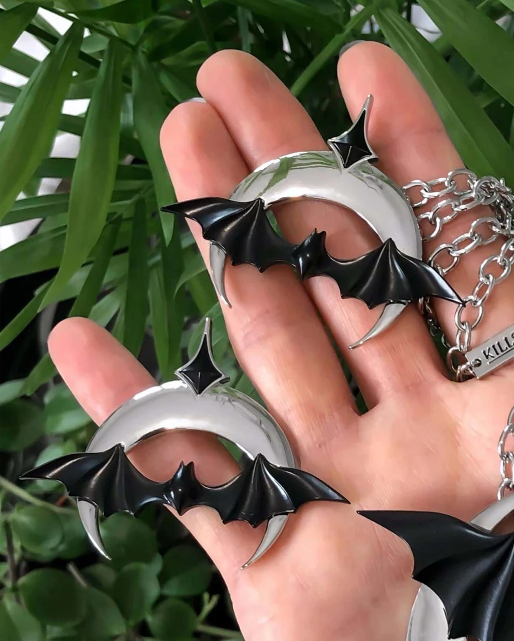 Chiroptera Fledermaus Ohrringe KILLSTAR 4 Chiroptera Fledermaus Ohrringe KILLSTAR – Bild 2