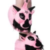 Dark Lord Plüsch Hausschuhe Rosa KILLSTAR -Halloween Kostüme Rabatte killstar dark lord baphomet pluesch hausschuhe dark lord bubblegum slippers killstar geschenke und wohnaccessoires 50936