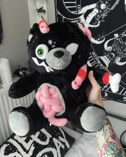 Dead As Night Plüschtier KILLSTAR -Halloween Kostüme Rabatte killstar dead as night pluesch tier undead teddy killstar kreeptures gothic kuscheltier gothic accessoires und geschenkideen 53719