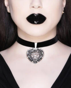 Deadheart Samt Choker KILLSTAR