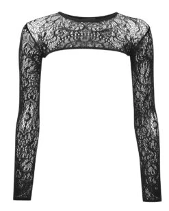 Eric Lace Bolero KILLSTAR -Halloween Kostüme Rabatte killstar eric lace bolero gothic bekleidung gothic mode gothic accessoires 50543 03