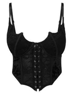 Fledermaus Spitzen Bustier KILLSTAR 12 Fledermaus Spitzen Bustier KILLSTAR -Halloween Kostüme Rabatte killstar fledermaus spitzen bustier killstar fang lace bustier killstar dessous gothic mode 51379 04